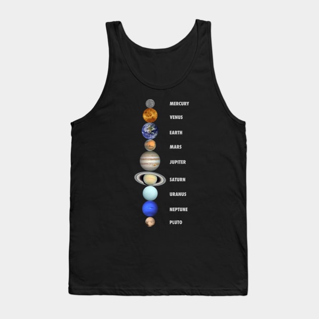 Solar System Tank Top by vladocar